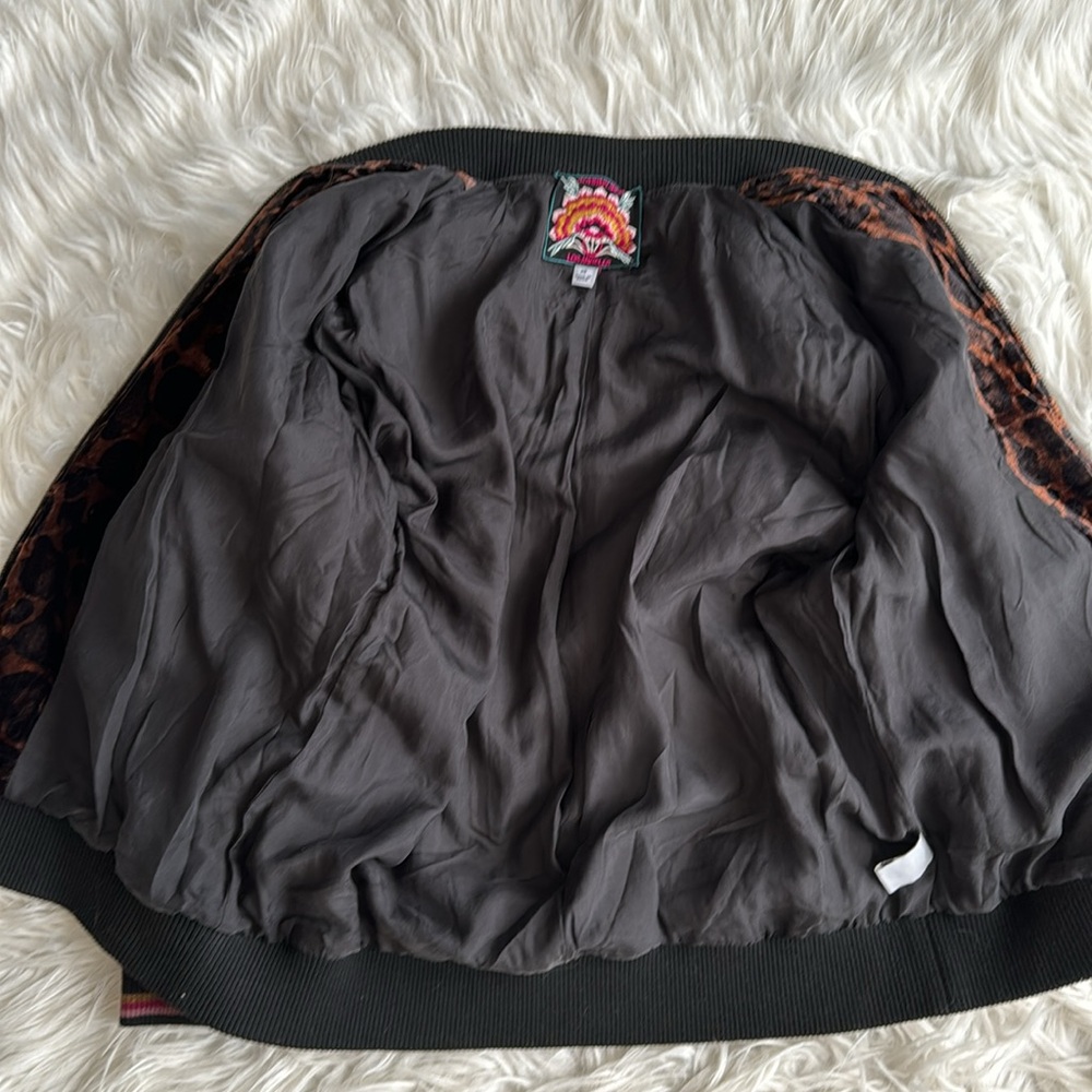 Johnny Was Junia velvet Quilted Bomber Jacket Size XS - Picture 8 of 13